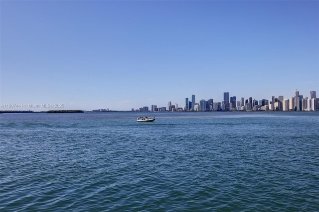 5235 Fisher Island Dr Unit 5235, Miami Beach, FL 33109 - water view featuring city skyline