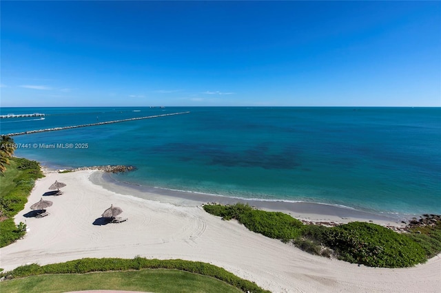 5235 Fisher Island Dr Unit 5235, Miami Beach, FL 33109 - water view with local beach