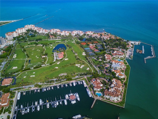 5235 Fisher Island Dr Unit 5235, Miami Beach, FL 33109 - aerial view of property and surrounding area with a nearby body of water