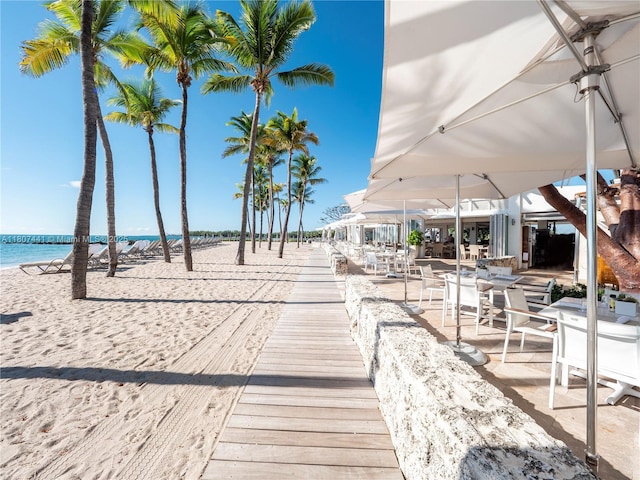 5235 Fisher Island Dr Unit 5235, Miami Beach, FL 33109 - dock with view of water and beach