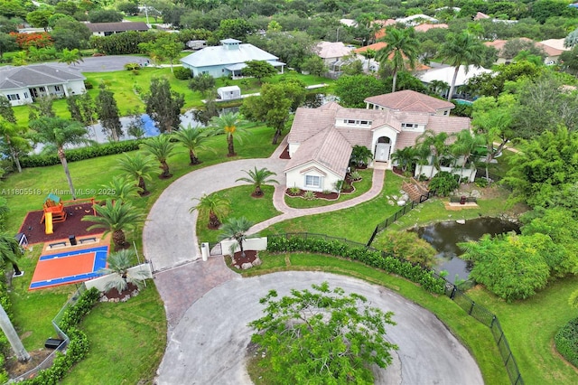16301 SW 62nd St, Southwest Ranches, FL 33331 - aerial view of residential area with a nearby body of water