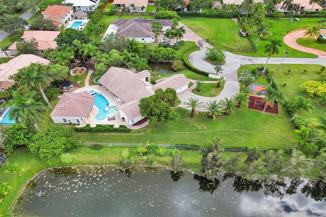 16301 SW 62nd St, Southwest Ranches, FL 33331 - aerial perspective of suburban area with a pool
