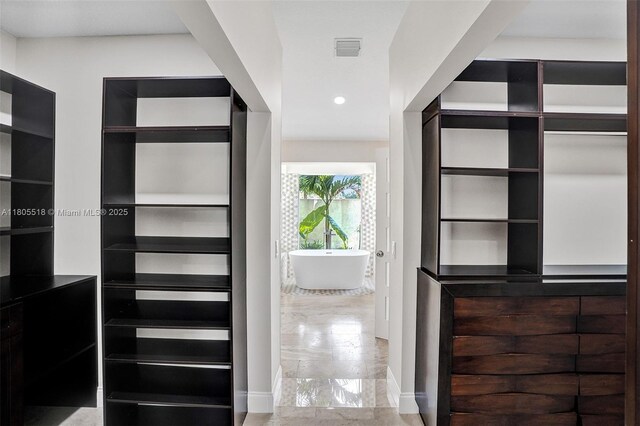 16301 SW 62nd St, Southwest Ranches, FL 33331 - spacious closet with marble finish floors