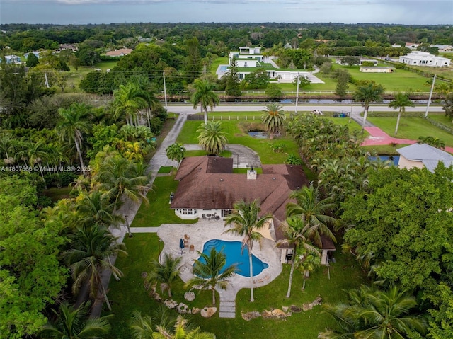 5310 SW 172nd Ave, Southwest Ranches, FL 33331 - bird's eye view of a pool