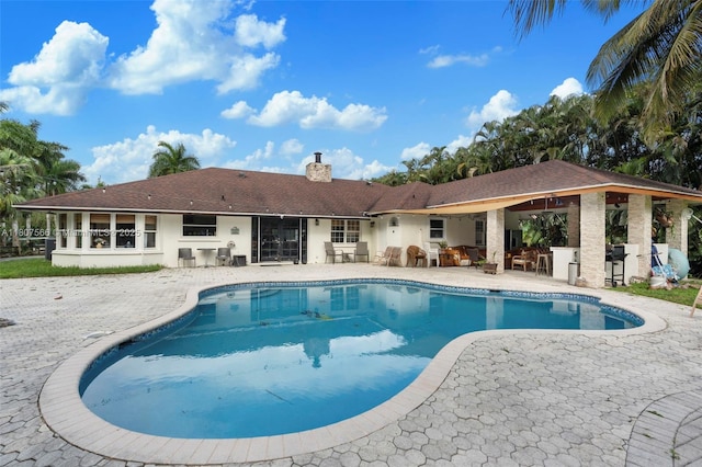 5310 SW 172nd Ave, Southwest Ranches, FL 33331 - outdoor pool featuring a patio area
