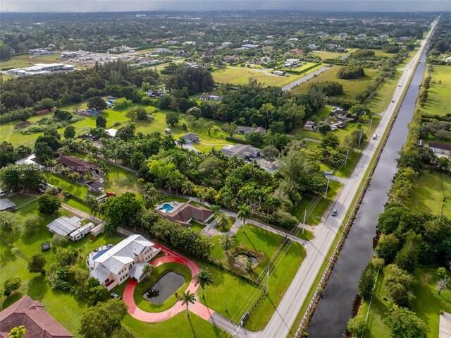 5310 SW 172nd Ave, Southwest Ranches, FL 33331 - aerial overview of property's location with a nearby body of water