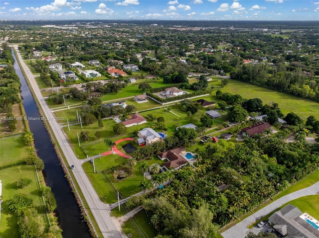 5310 SW 172nd Ave, Southwest Ranches, FL 33331 - aerial perspective of suburban area with a nearby body of water