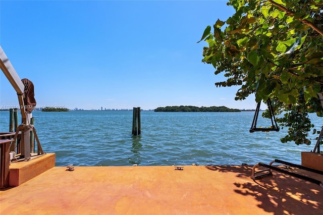 5725 N Bayshore Dr, Miami, FL 33137 - dock area featuring a water view