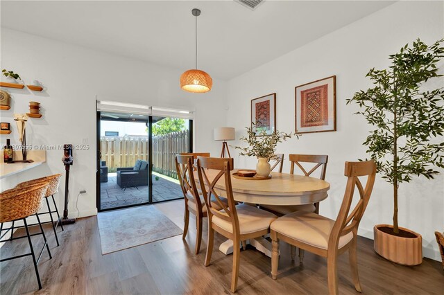 12982 SW 232nd Ln, Miami, FL 33170 - dining room with wood finished floors and baseboards