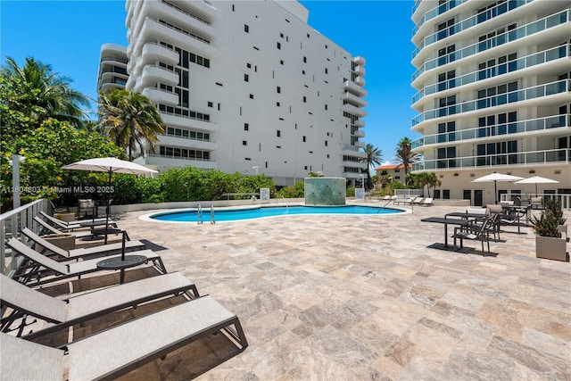 8925 Collins Ave Unit 4A, Surfside, FL 33154 - community pool with a patio