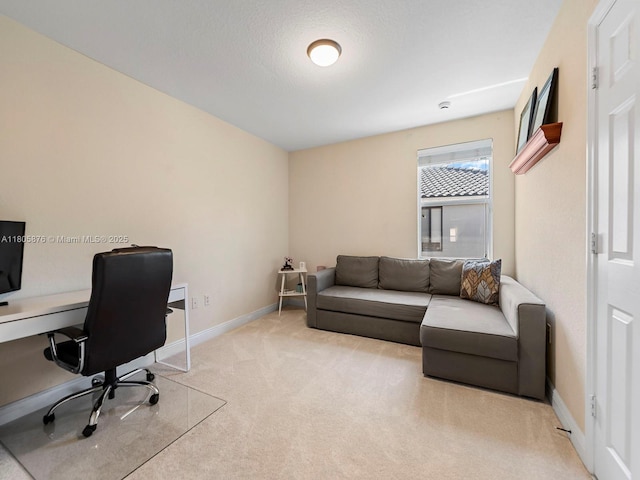 19165 N Gardenia Ave, Weston, FL 33332 - office area featuring light carpet and baseboards