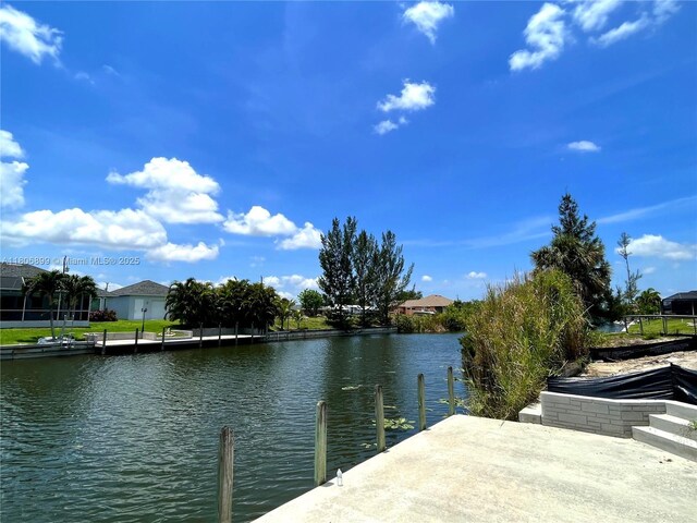 520 SW 28th St, Cape Coral, FL 33914 - dock area with a water view