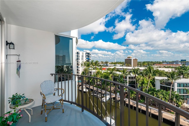 3051 NE 48th St Unit 604, Fort Lauderdale, FL 33308 - balcony with a city view