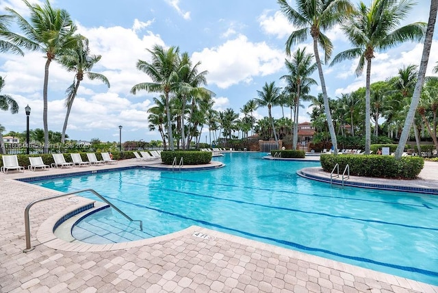 4832 SW 159th Ave, Miramar, FL 33027 - community pool with a patio area