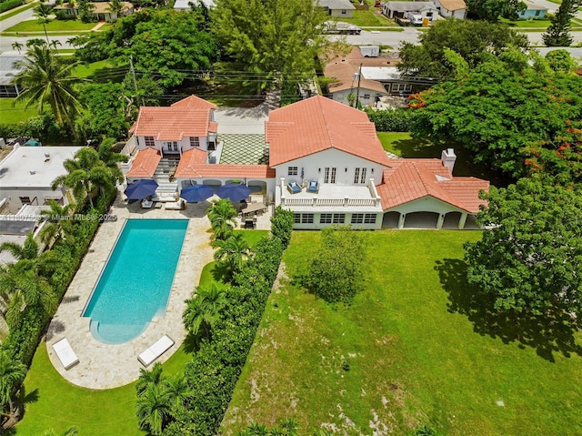 321 SW 1st Ave, Boynton Beach, FL 33435 - drone / aerial view of a pool area