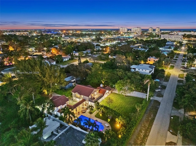 321 SW 1st Ave, Boynton Beach, FL 33435 - aerial overview of property's location with a pool area