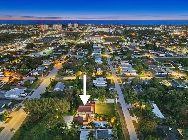 321 SW 1st Ave, Boynton Beach, FL 33435 - aerial view at dusk