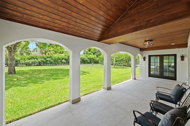 321 SW 1st Ave, Boynton Beach, FL 33435 - view of patio / terrace featuring french doors