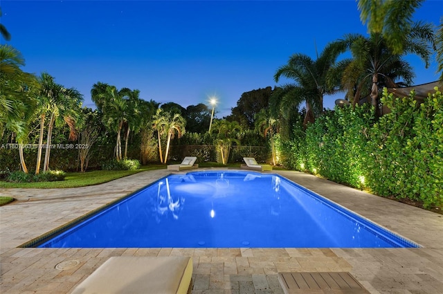 321 SW 1st Ave, Boynton Beach, FL 33435 - view of swimming pool with a fenced backyard and a patio area