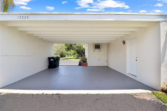 17535 SW 91st Ave, Palmetto Bay, FL 33157 - garage featuring an attached carport