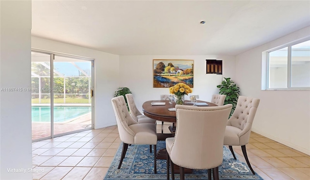 17535 SW 91st Ave, Palmetto Bay, FL 33157 - dining room featuring plenty of natural light and light tile patterned flooring