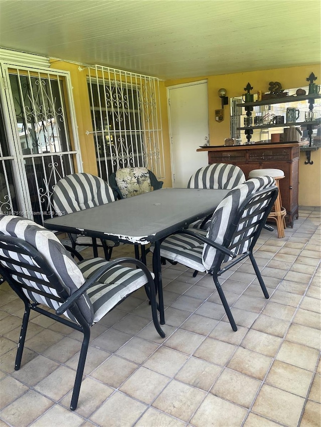 11753 SW 32nd St, Miami, FL 33175 - view of patio / terrace featuring outdoor dining space