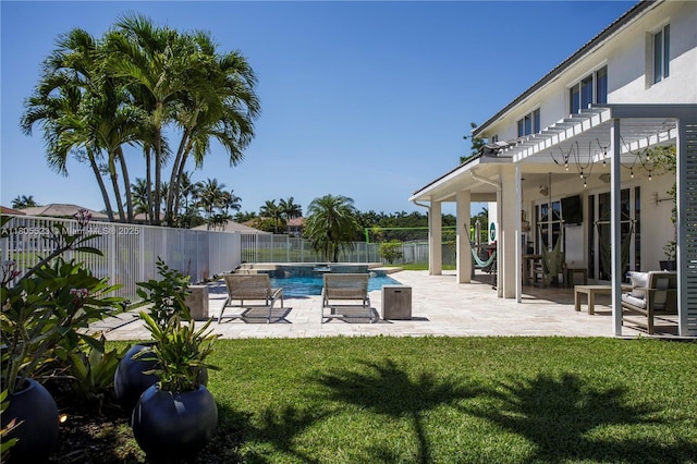 3905 Pinecrest Ct, Weston, FL 33331 - view of pool with a pergola and a patio