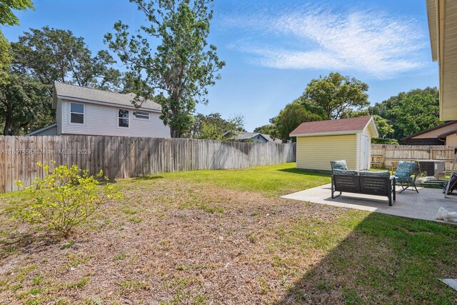 879 Matt Ln, Port Orange, FL 32127 - view of yard featuring a patio area