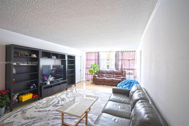 2101 Atlantic Shores Blvd Unit 120, Hallandale Beach, FL 33009 - living room with a textured ceiling