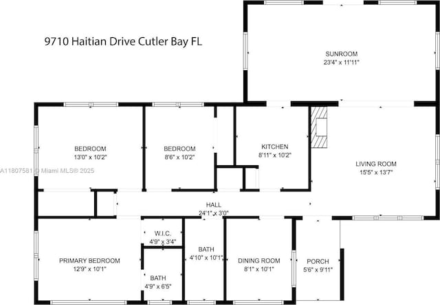 9710 Haitian Dr, Cutler Bay, FL 33189 - home floor plan