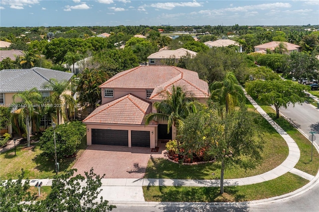 13366 NW 14th St, Pembroke Pines, FL 33028 - aerial perspective of suburban area featuring a tree filled landscape