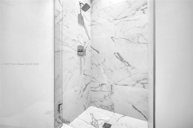 17550 Collins Ave Unit 603, Sunny Isles Beach, FL 33160 - full bathroom featuring a marble finish shower
