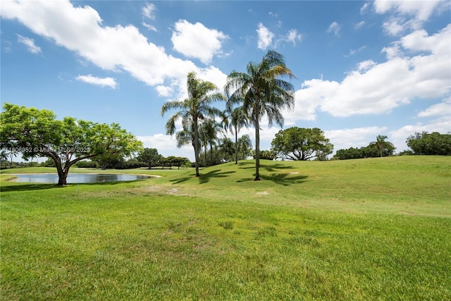 9823 S Hollybrook Lake Dr Unit 105, Pembroke Pines, FL 33025 - view of home's community featuring a water view and a yard