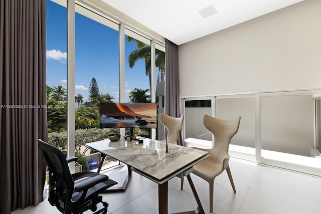 1379 N Venetian Way, Miami, FL 33139 - home office featuring plenty of natural light and expansive windows