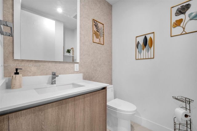 17550 Collins Ave Unit 704, Sunny Isles Beach, FL 33160 - bathroom featuring toilet and vanity