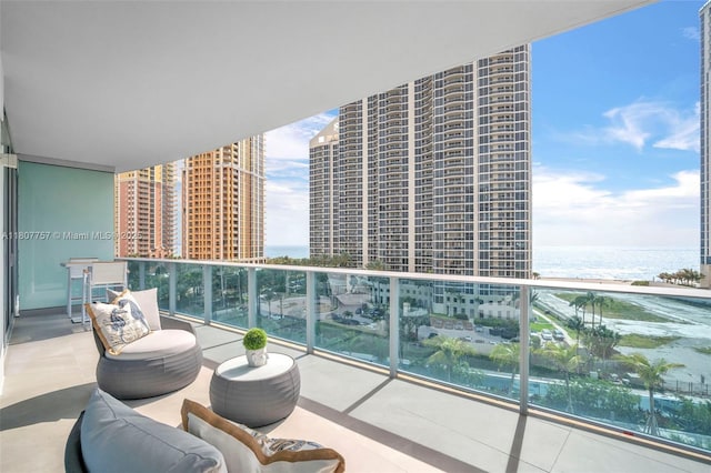 17550 Collins Ave Unit 704, Sunny Isles Beach, FL 33160 - balcony featuring a water view