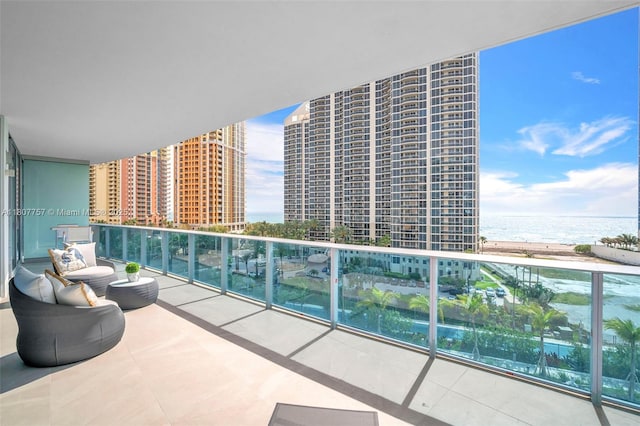 17550 Collins Ave Unit 704, Sunny Isles Beach, FL 33160 - balcony with a water view