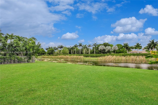 4017 W Gardenia Ave, Weston, FL 33332 - view of yard with a water view