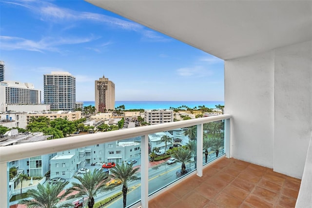 6770 Indian Creek Dr Unit 10B, Miami Beach, FL 33141 - balcony featuring a city view and a water view