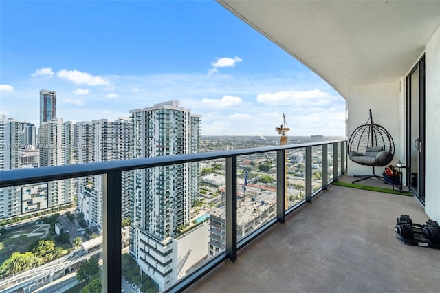 1600 NE 1st Ave Unit 2907, Miami, FL 33132 - balcony with a view of city