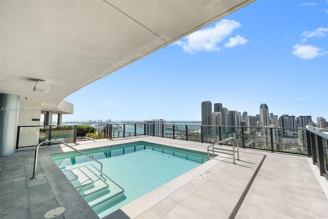 1600 NE 1st Ave Unit 2907, Miami, FL 33132 - community pool with a view of skyline