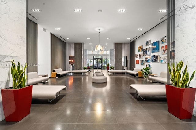 1600 NE 1st Ave Unit 2907, Miami, FL 33132 - lobby with recessed lighting