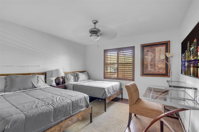 1550 Tyler St, Hollywood, FL 33020 - bedroom with a ceiling fan