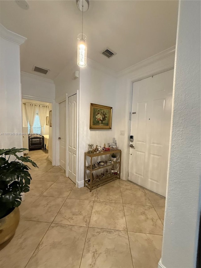 15029 SW 8th Ter, Miami, FL 33194 - hallway with crown molding
