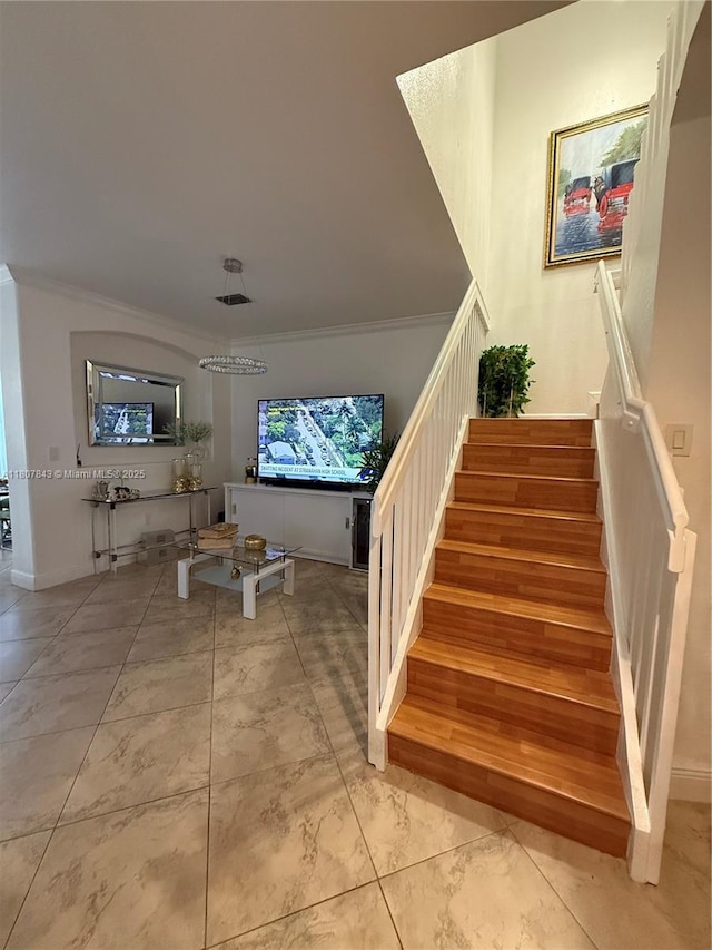 15029 SW 8th Ter, Miami, FL 33194 - staircase with ornamental molding