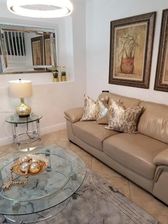 15029 SW 8th Ter, Miami, FL 33194 - living room featuring baseboards