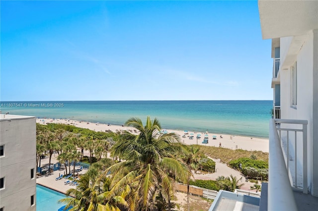 6969 Collins Ave Unit 707, Miami Beach, FL 33141 - water view with nearby beach