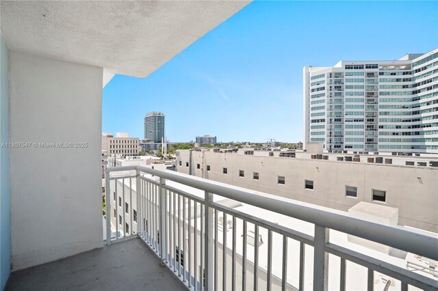 6969 Collins Ave Unit 707, Miami Beach, FL 33141 - balcony featuring a city view