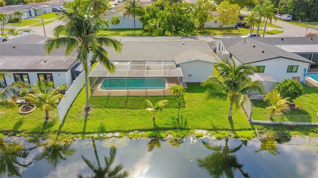 2001 NW 93rd Ln, Sunrise, FL 33322 - aerial view of residential area with a pool