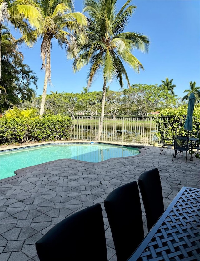 3700 Oak Ridge Ln, Weston, FL 33331 - view of swimming pool with a patio area
